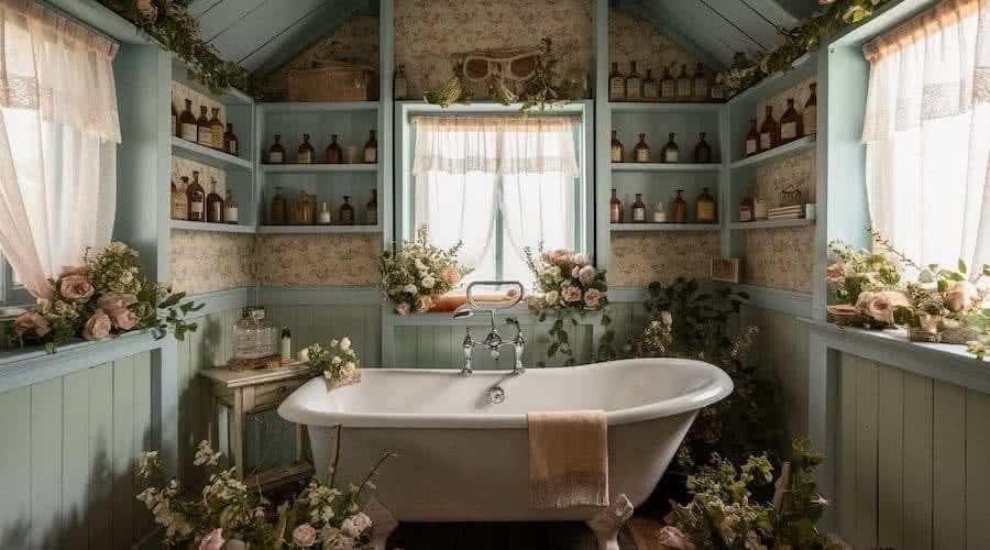 Cottagecore Bathroom